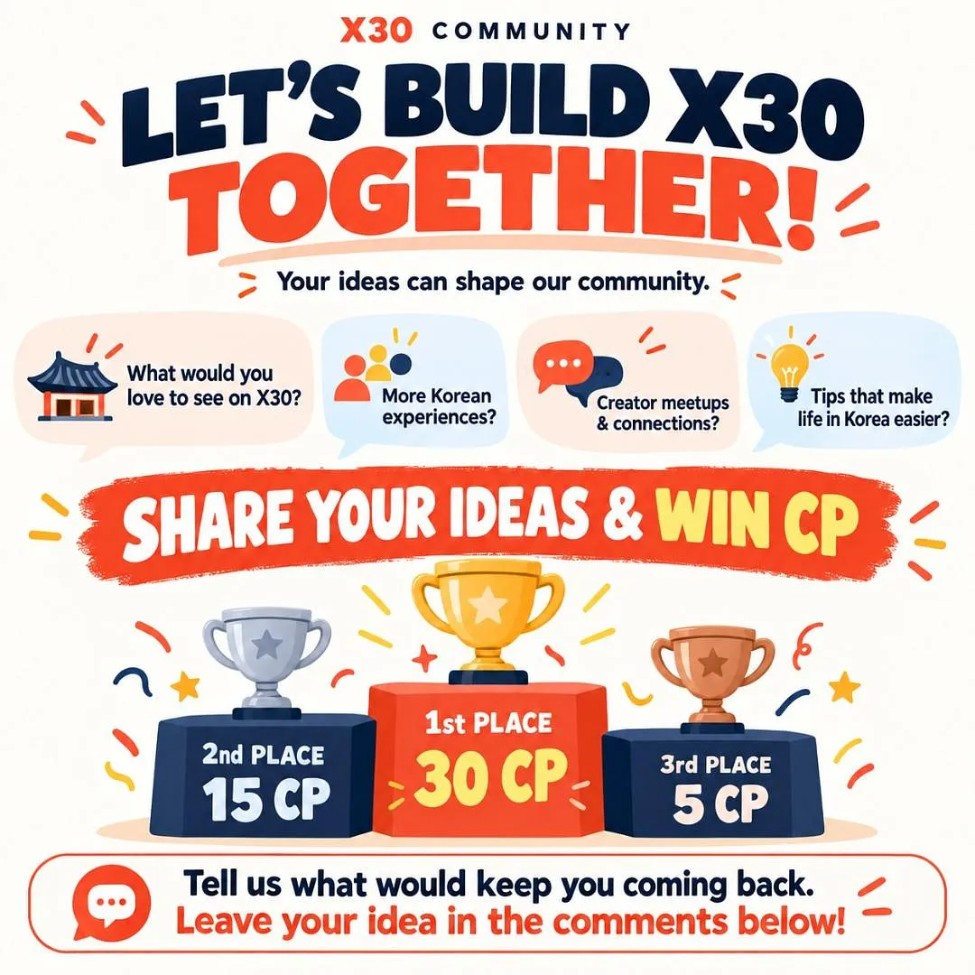 What Should X30 Add Next? Share Your Idea & Win CP! 🎁
